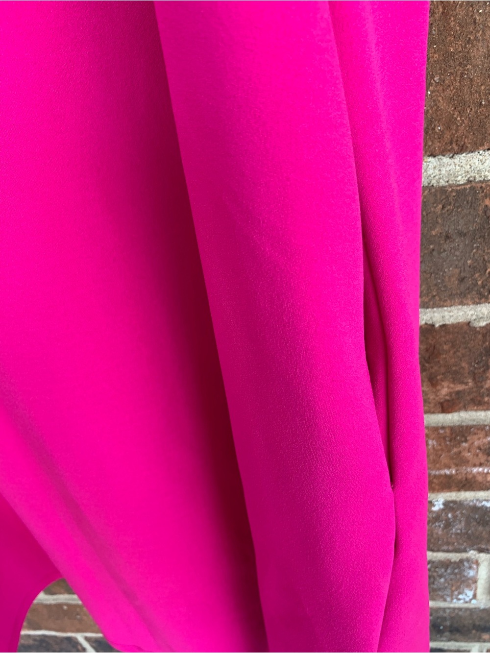 Versona Hot Pink Mini Shift Dress - Picture 2 of 3
